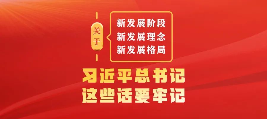 關于新發展階段、新發展理念、新發展格局，習近平總書記這些話要牢記