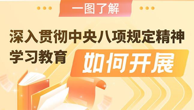 一圖了解深入貫徹中央八項規定精神學習教育如何開展
